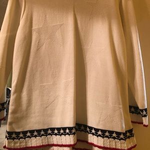 New 🤍 White Sweater with Stars